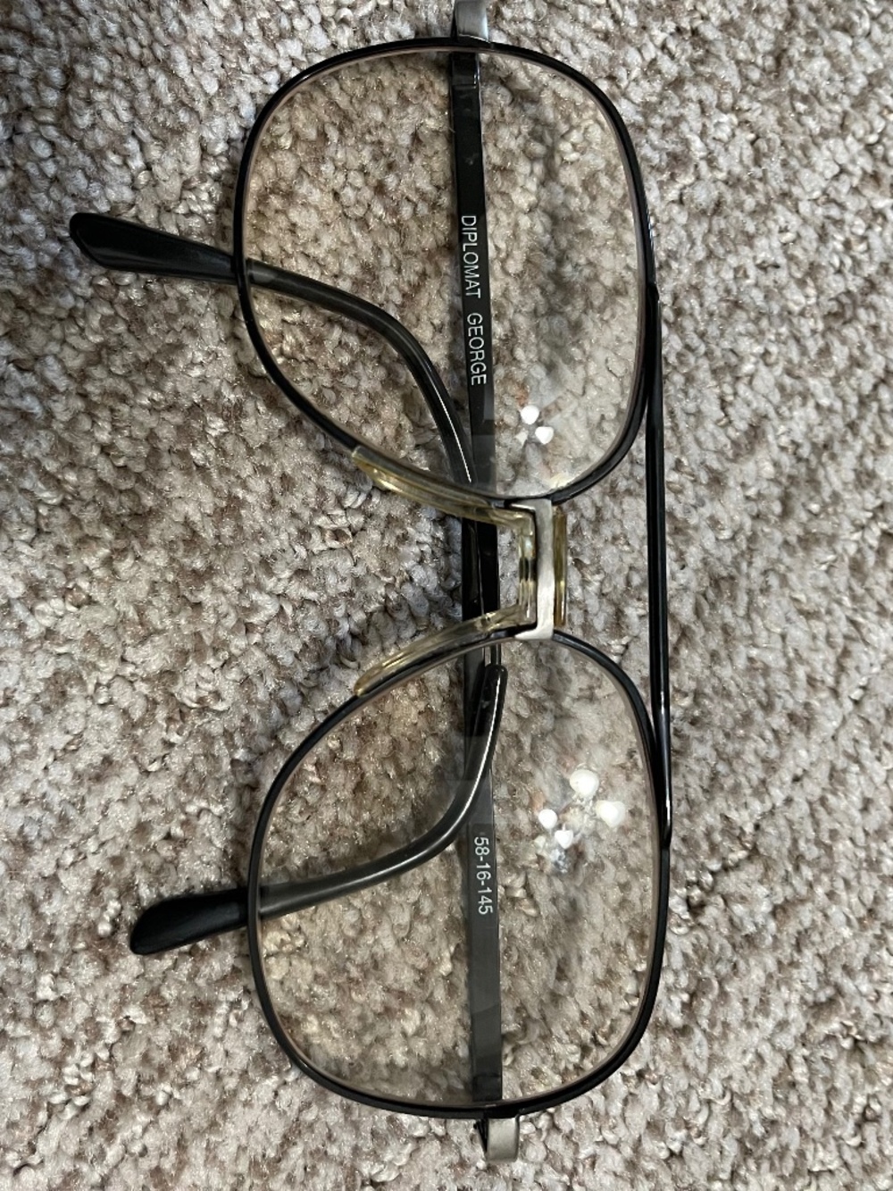 Vintage Diplomat George Aviator Eyeglasses Frames